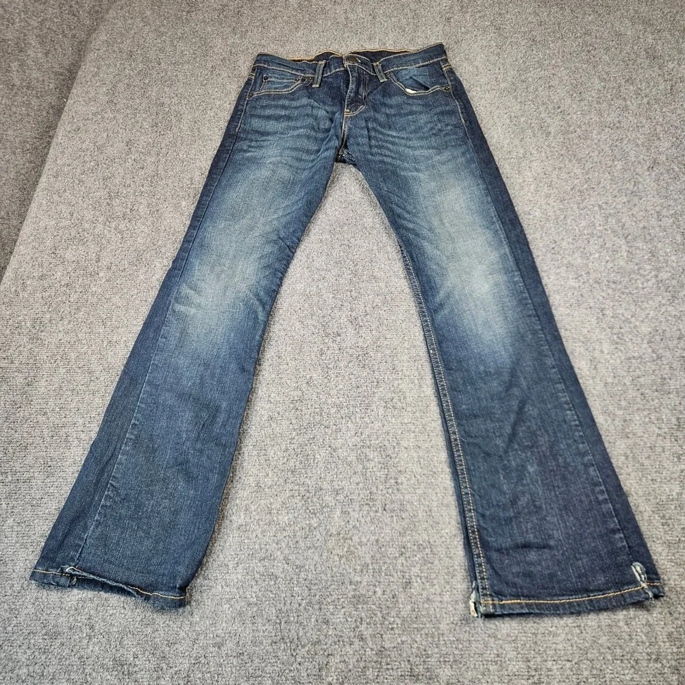 Levis 527 Slim Bootcut Jeans Mens 29x30 Dark Wash Denim 05527-0571